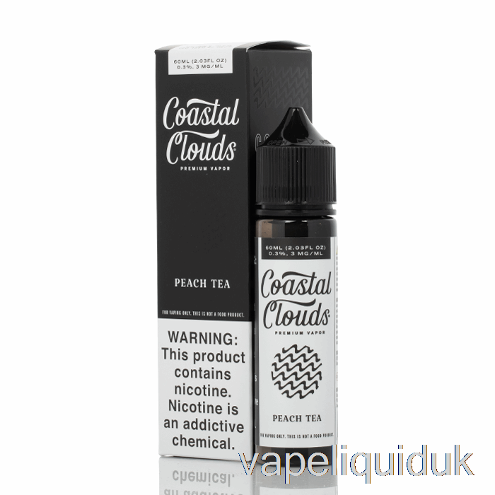 Peach Tea - Coastal Clouds Co. - 60mL 0mg Vape Liquid